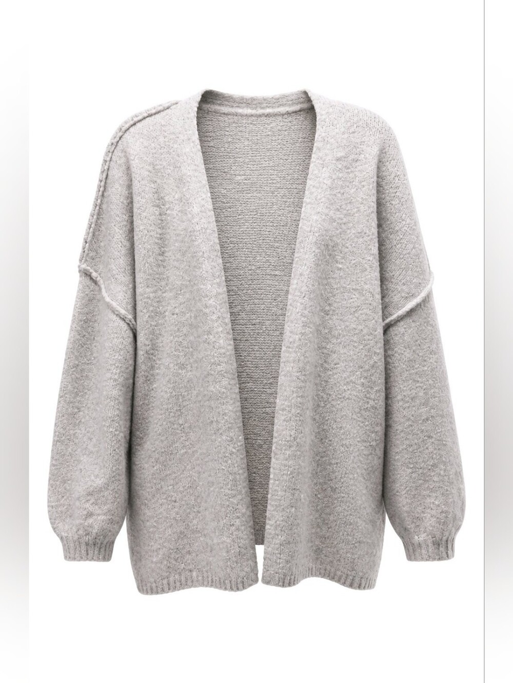 Pretty Garden NWT Women's Open-Front Cozy Cardigan Sweater - Sz MED Soft Cozy